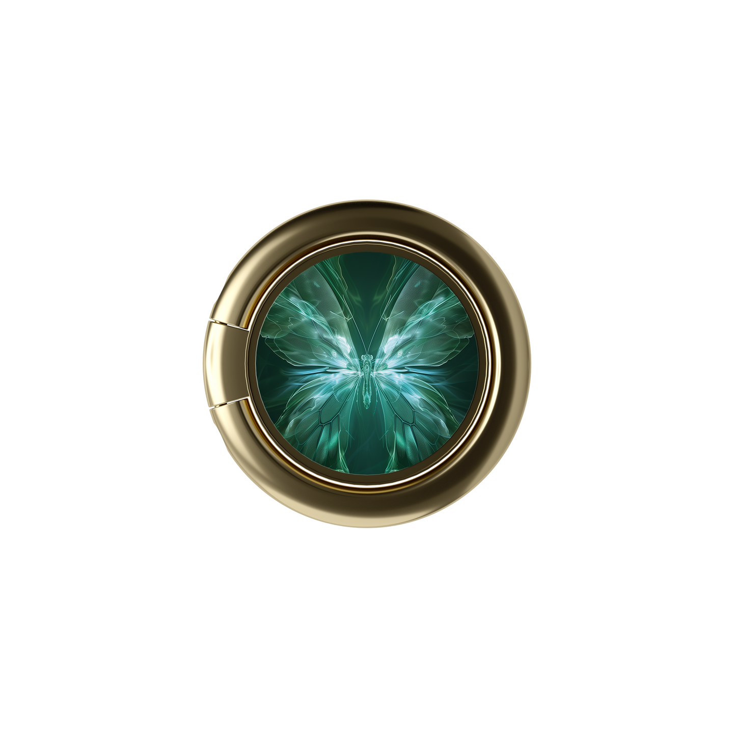 Soporte de anillo para celular Mystic Emerald Flutter
