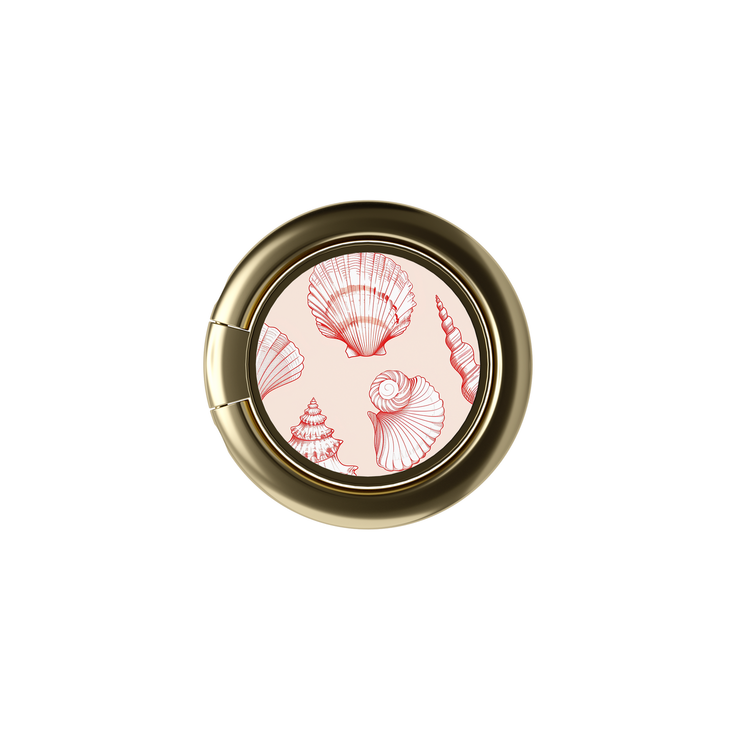 Soporte de anillo para celular Neon Coral Splash