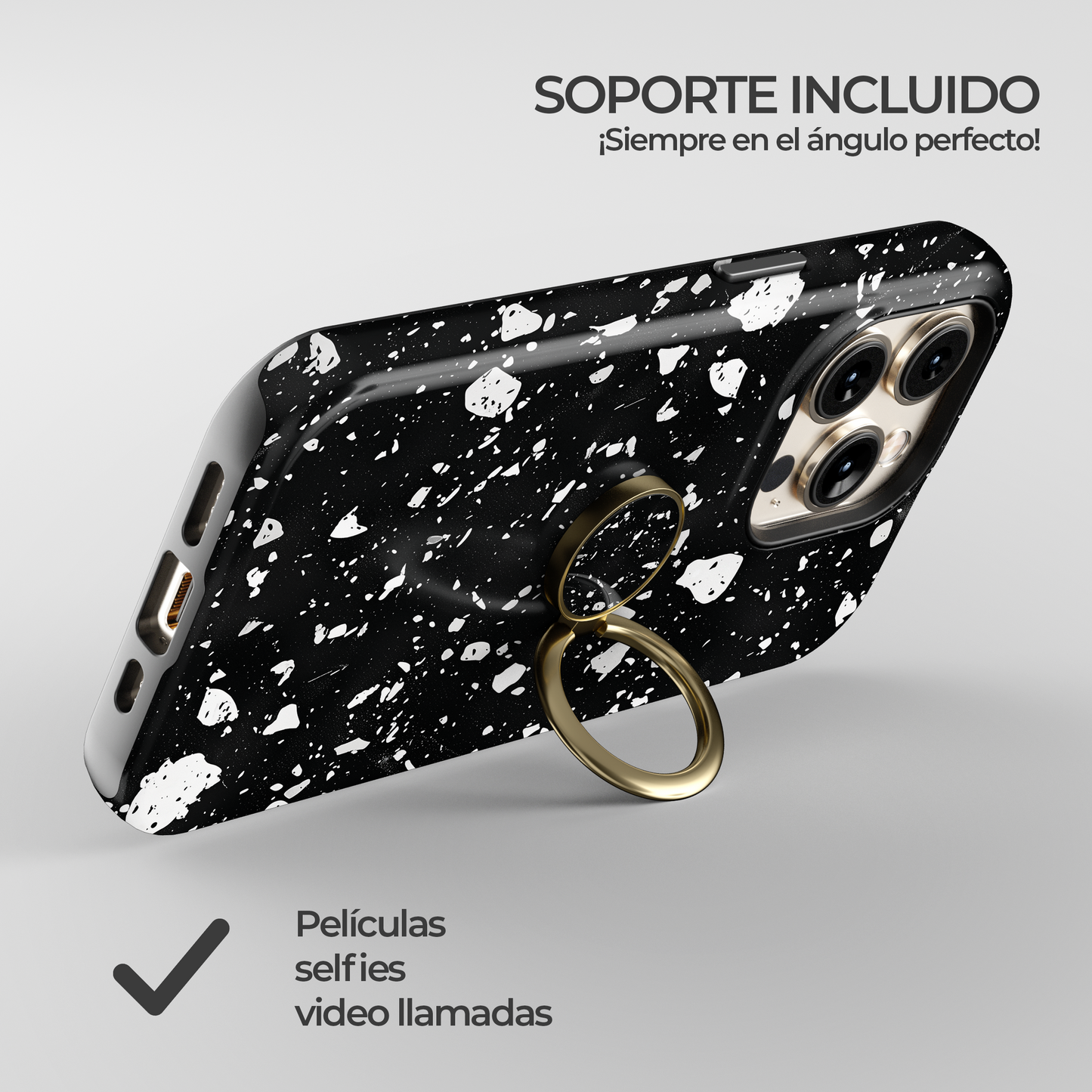 Soporte de anillo para celular Cosmic Lavender Dream