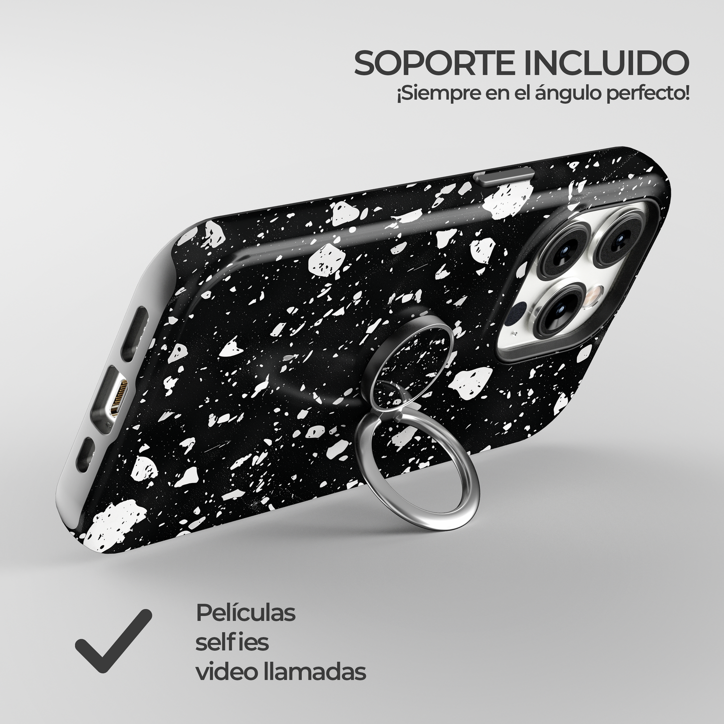 Soporte de anillo para celular Cosmic Lavender Dream