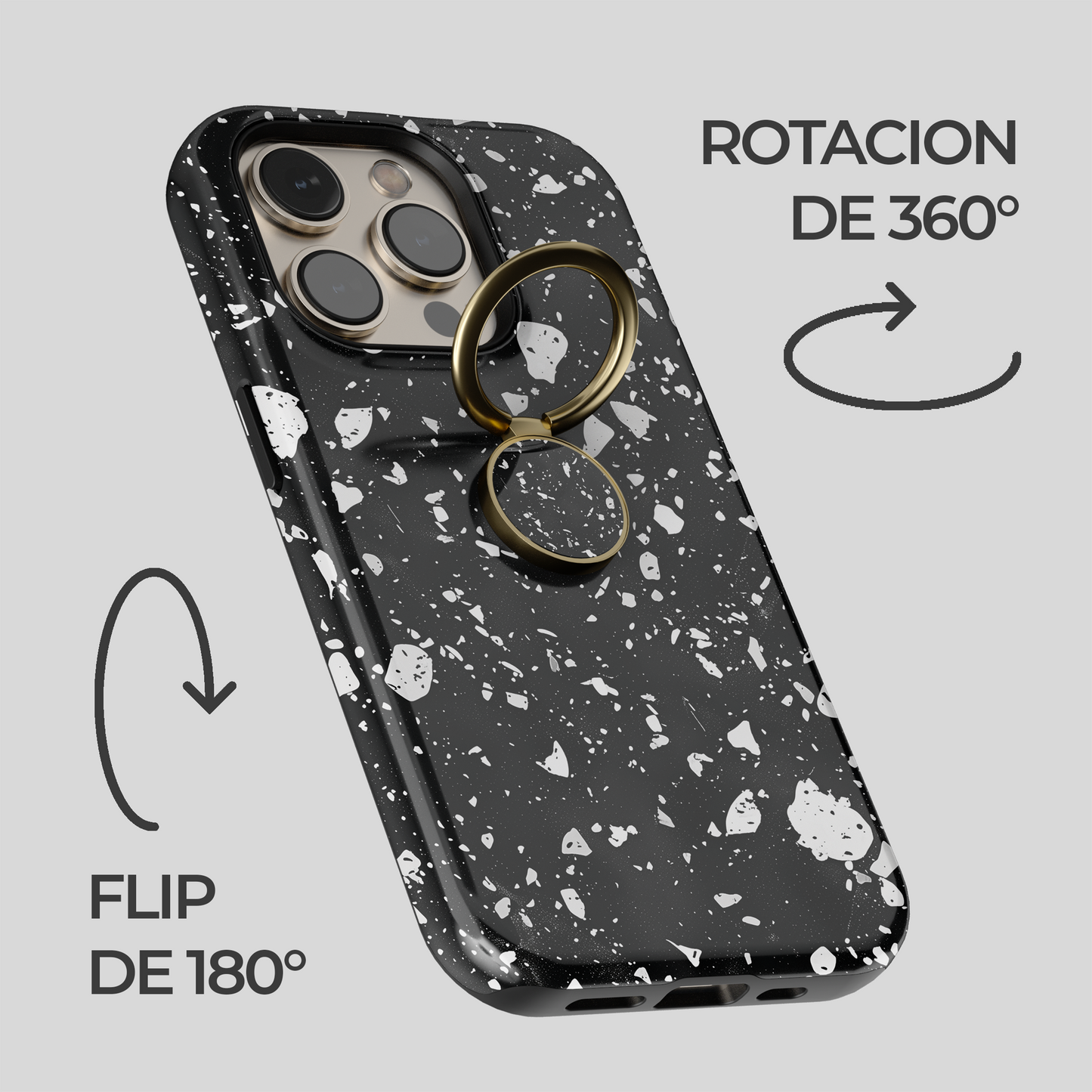 Soporte de anillo para celular Cosmic Lavender Dream