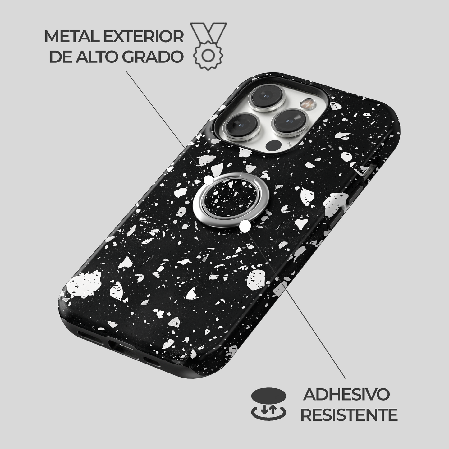 Soporte de anillo para celular Cosmic Lavender Dream