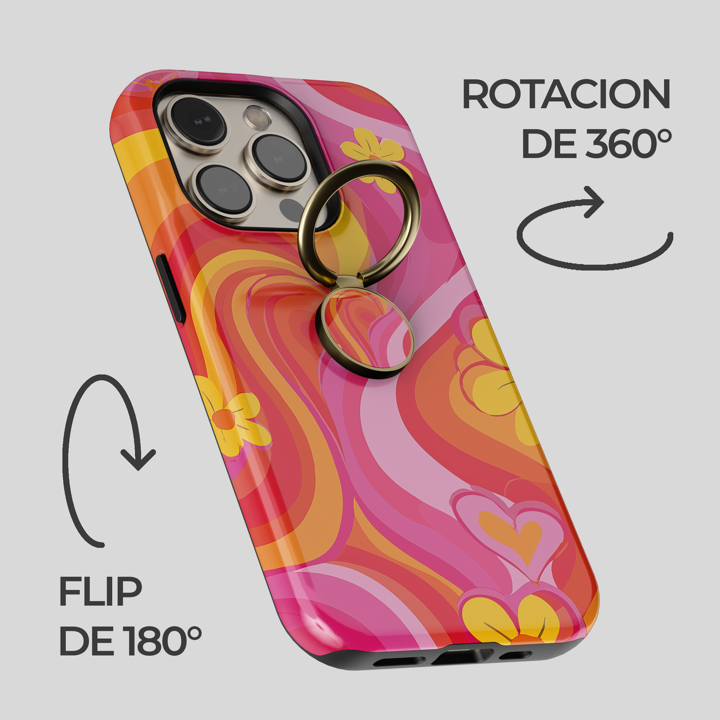 Soporte de anillo para celular Groovy Vibe