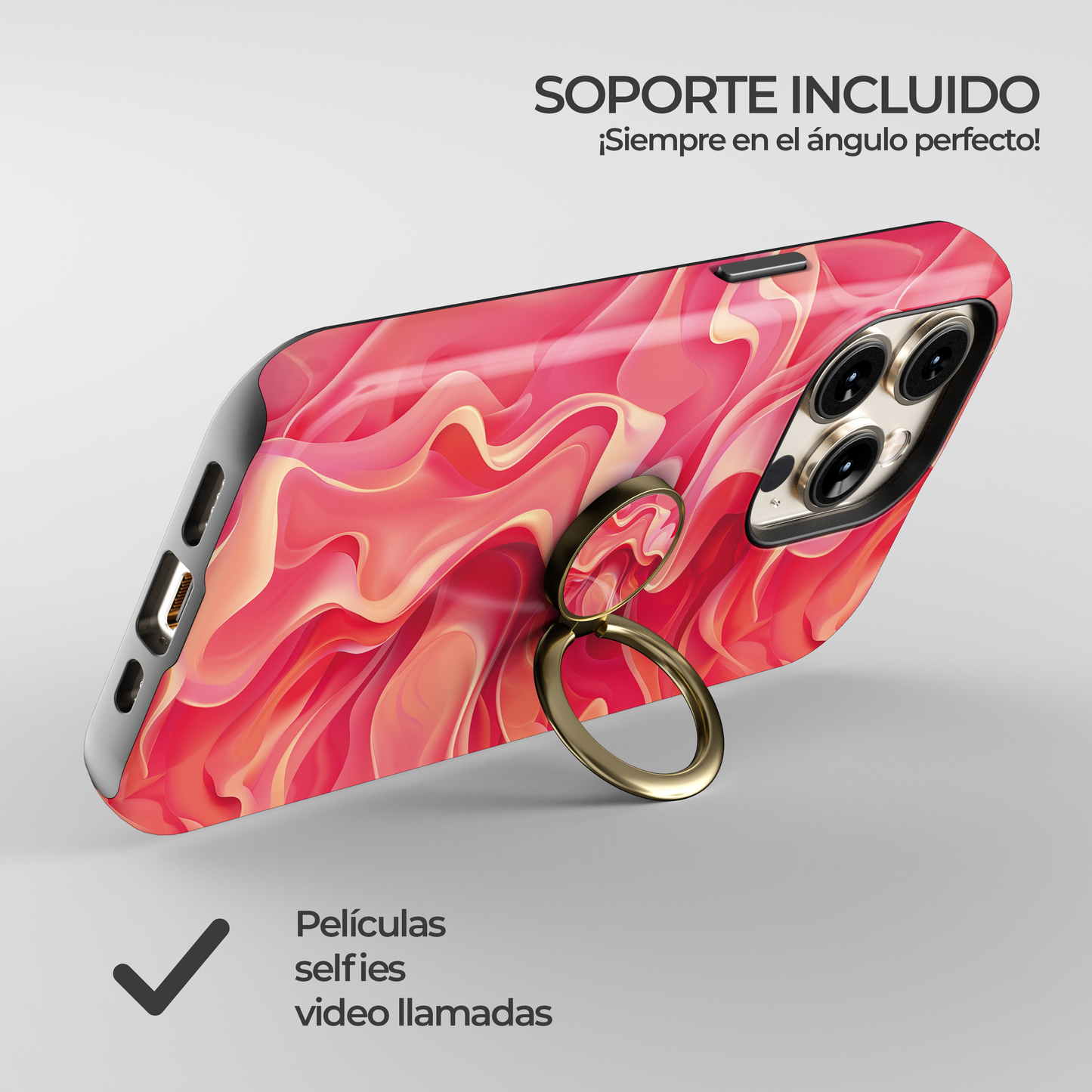 Soporte de anillo para celular Flamingo Flow