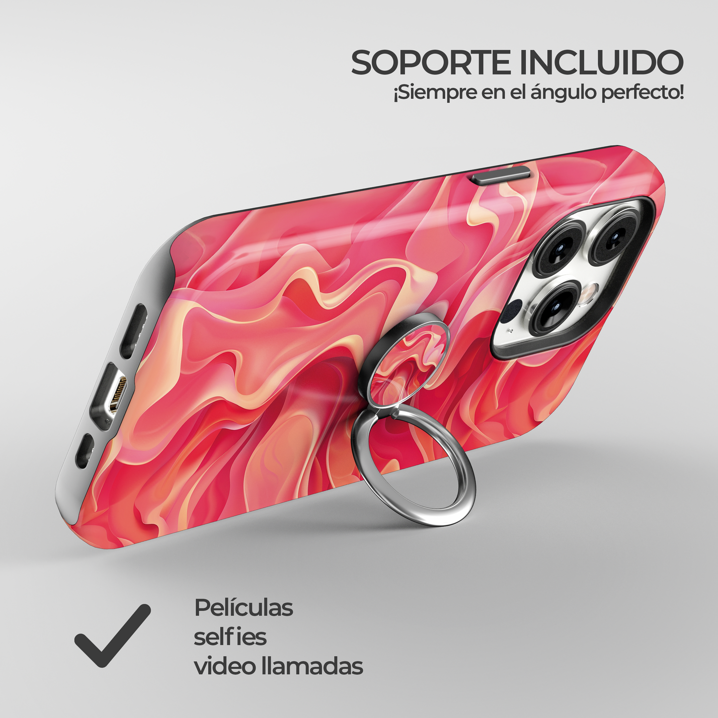 Soporte de anillo para celular Flamingo Flow