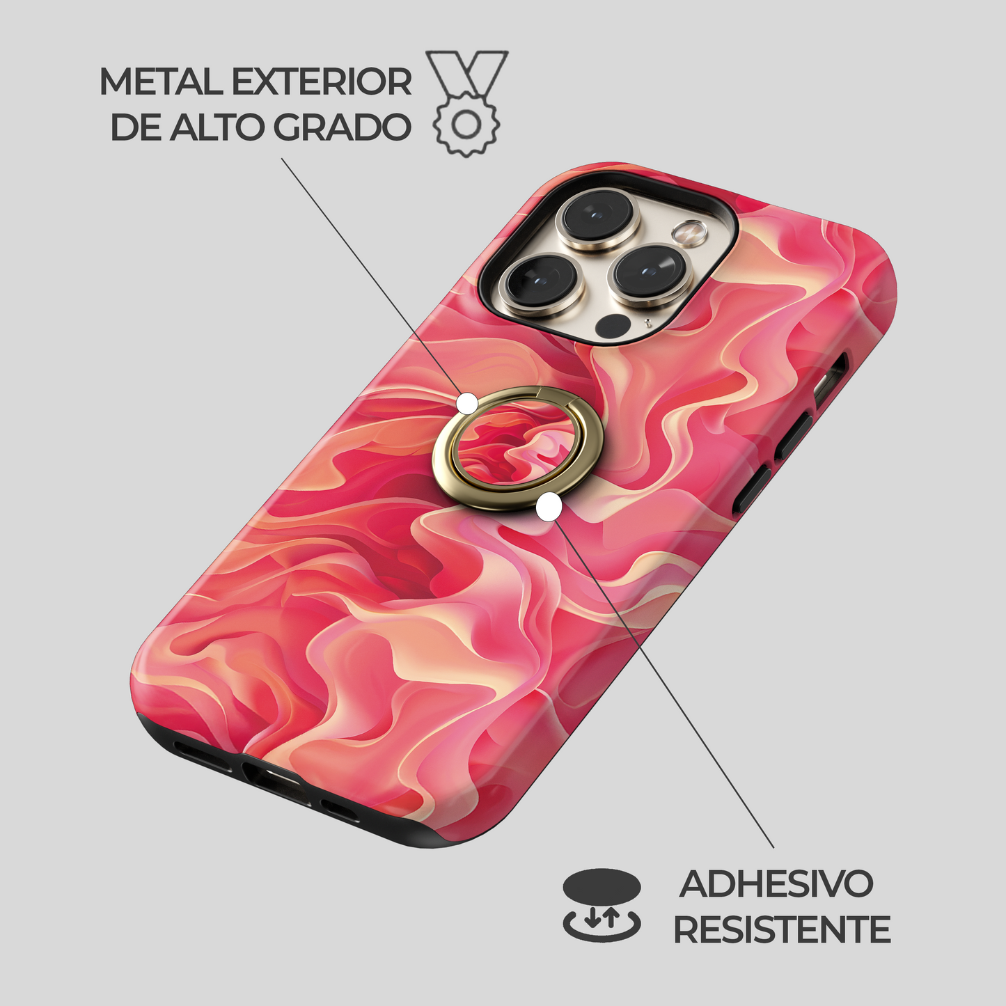 Soporte de anillo para celular Flamingo Flow