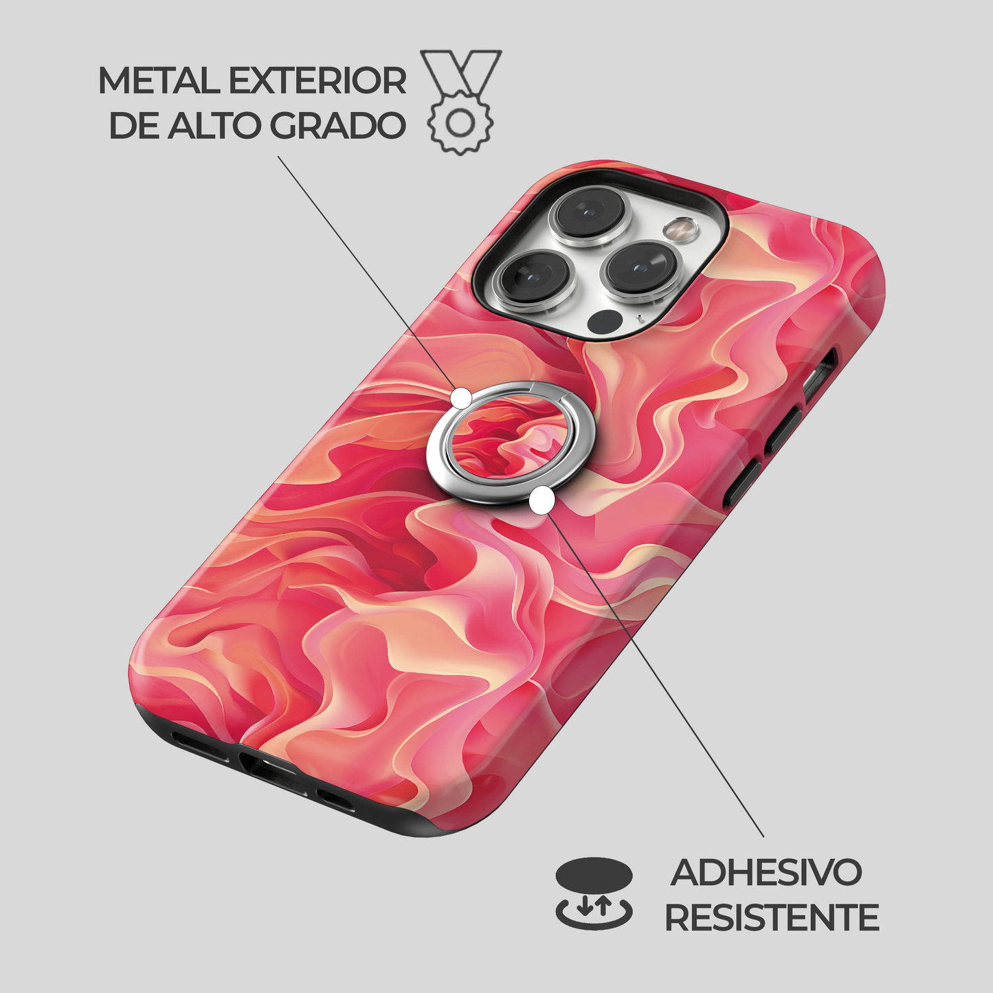 Soporte de anillo para celular Flamingo Flow