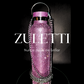 Termo Zuletti de acero inoxidable con brillos / cristales brillantes / diamantes. 900 ml. Color rosado