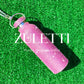 Termo Zuletti de acero inoxidable con brillos / cristales brillantes / diamantes. 900 ml. Color rosado