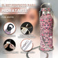 Botella Zuletti Brillante, Termo Con Brillos Y Accesorios | Animal Print Rosa