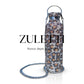 Termo Zuletti de acero inoxidable con brillos / cristales brillantes / diamantes. 900 ml. Color animal print tigre