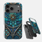 Carcasa Gothic Teal Funda de Doble Capa de Máxima protección.