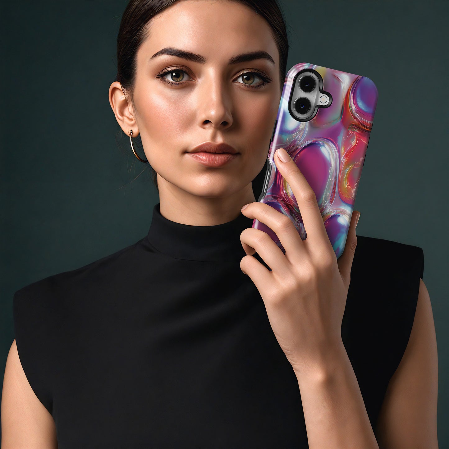 Carcasa Bubble Glam Funda de Doble Capa de Máxima protección.