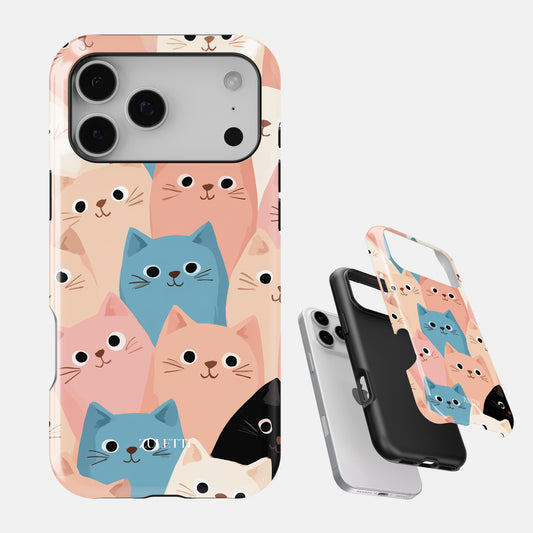 Carcasa Pastel Paws Funda de Doble Capa de Máxima protección.