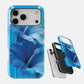 Carcasa Tropical Blue Funda de Doble Capa de Máxima protección.
