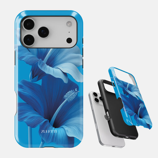 Carcasa Tropical Blue Funda de Doble Capa de Máxima protección.