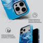Carcasa Tropical Blue Funda de Doble Capa de Máxima protección.