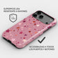 Carcasa Pink Confetti Funda de Doble Capa de Máxima protección.