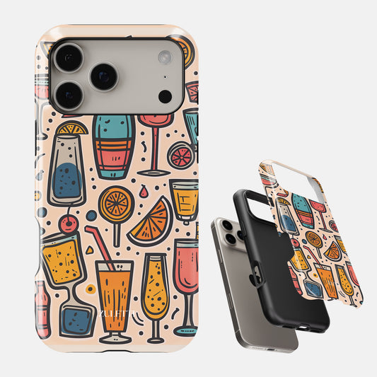 Carcasa Cocktail Pop Funda de Doble Capa de Máxima protección.