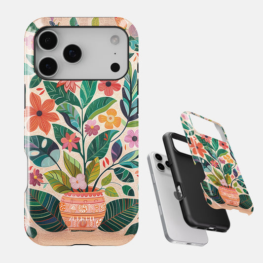 Carcasa Folk Garden Funda de Doble Capa de Máxima protección.