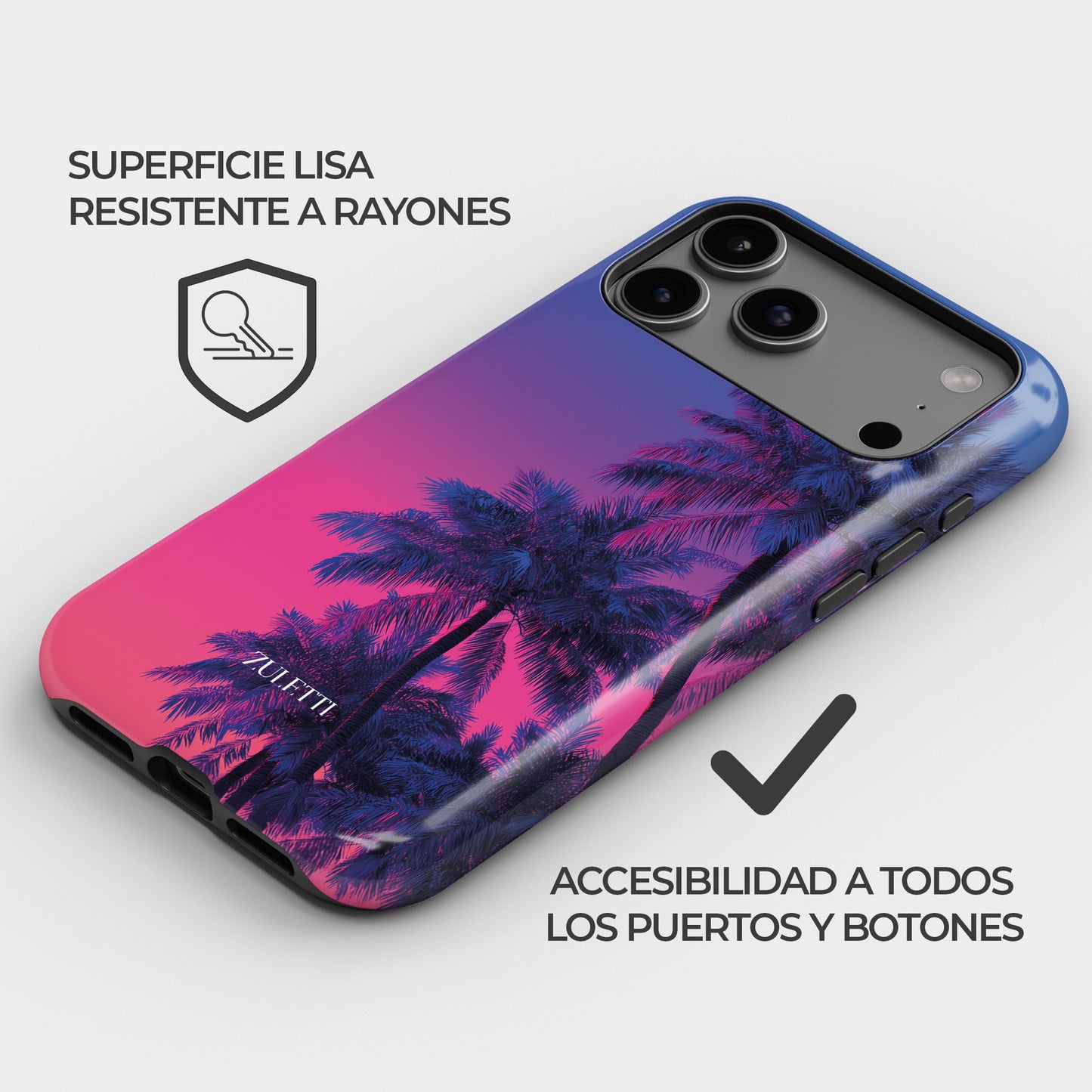 Carcasa Miami Vibe Funda de Doble Capa de Máxima protección.