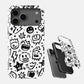 Carcasa Doodle Chaos Funda de Doble Capa de Máxima protección.