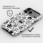 Carcasa Doodle Chaos Funda de Doble Capa de Máxima protección.