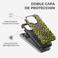 Carcasa Animal Print Eclipse Solar Funda de Doble Capa de Máxima protección