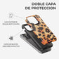 Carcasa Animal print Salvaje Chic Funda de Doble Capa de Máxima protección