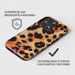 Carcasa Animal print Salvaje Chic Funda de Doble Capa de Máxima protección