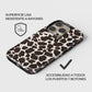 Carcasa Animal print Estilo Felino Funda de Doble Capa de Máxima protección