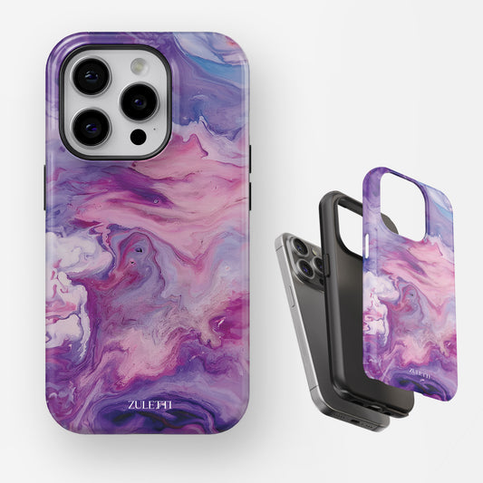 Carcasa Rosada Mystic Aura Funda de Doble Capa de Máxima protección