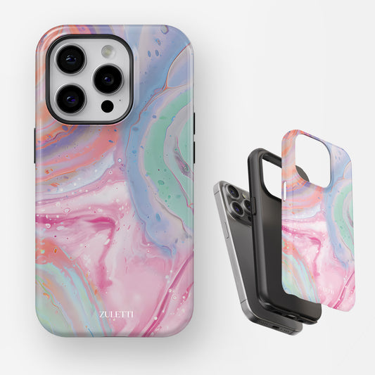 Carcasa Rosada Chromatic Elixir Funda de Doble Capa de Máxima protección