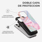 Carcasa Rosada Chromatic Elixir Funda de Doble Capa de Máxima protección