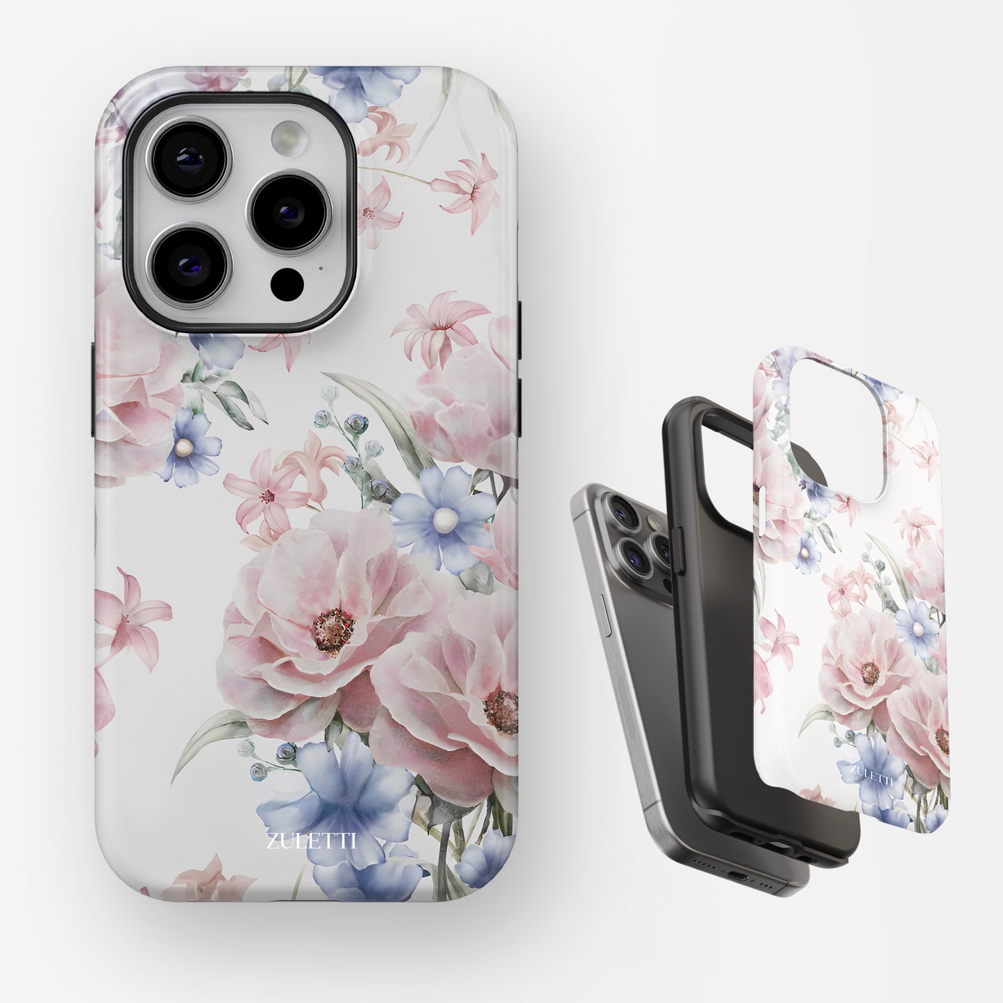 Carcasa Floral Symphony Funda de Doble Capa de Máxima protección