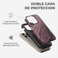 Carcasa Purple Marble Dream Funda de Doble Capa de Máxima protección