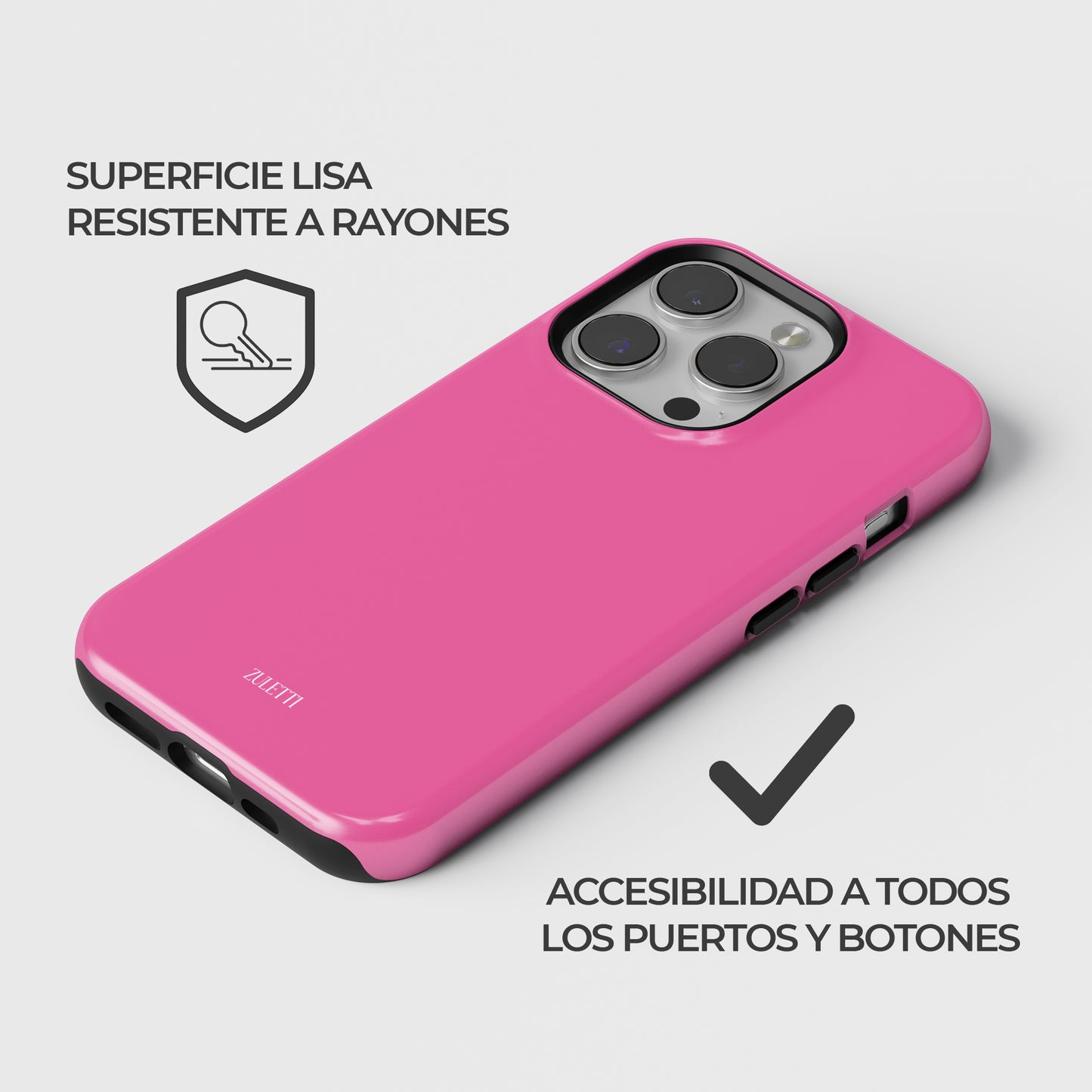 Carcasa Rosa Pink Dream Funda de Doble Capa de Máxima protección