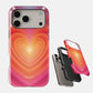 Carcasa Radiant Heart Blaze Funda de Doble Capa de Máxima protección