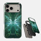 Carcasa Mystic Emerald Flutter Funda de Doble Capa de Máxima protección