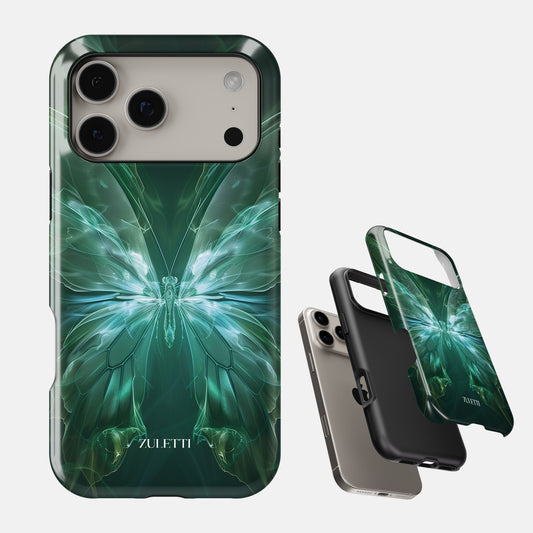 Carcasa Mystic Emerald Flutter Funda de Doble Capa de Máxima protección
