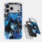 Carcasa Dripping Blue Hearts Funda de Doble Capa de Máxima protección.
