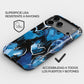 Carcasa Dripping Blue Hearts Funda de Doble Capa de Máxima protección.