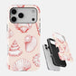 Carcasa Neon Coral Splash Funda de Doble Capa de Máxima protección.