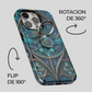 Soporte de anillo para celular Gothic Teal