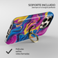 Soporte de anillo para celular Electro Flow