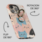 Soporte de anillo para celular Pastel Paws