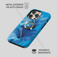 Soporte de anillo para celular Tropical Blue