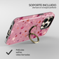 Soporte de anillo para celular Pink Confetti