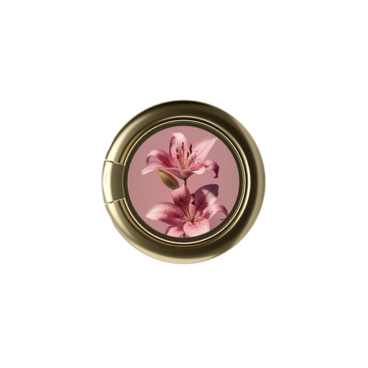 Soporte de anillo para celular Pink Lily