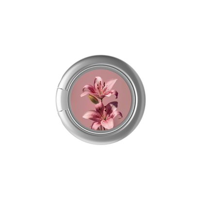 Soporte de anillo para celular Pink Lily